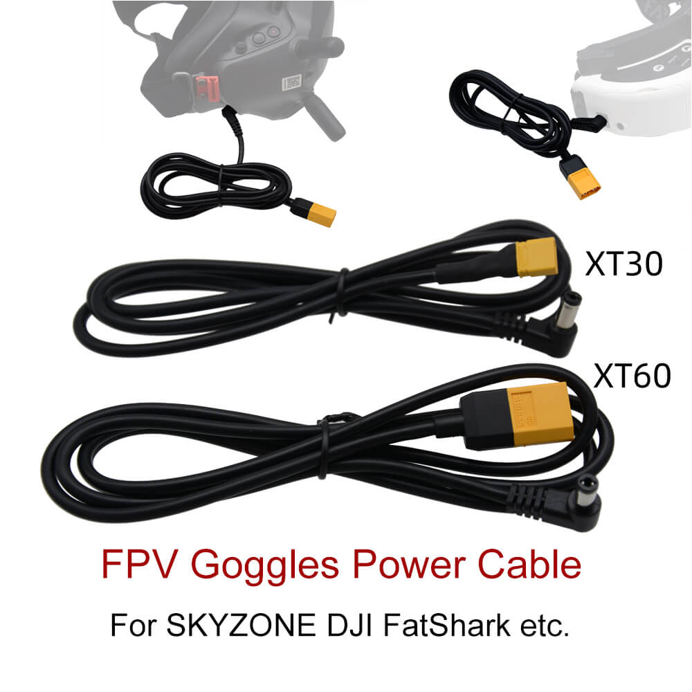 1.2M FPV Goggles Power Cable X - Skyzone Sky04X Pro Oled Fpv Goggles ulasan dan harga